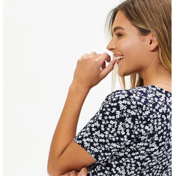 Lottie Moss Tie Front Button Down Mini Dress - Picture 4 of 4